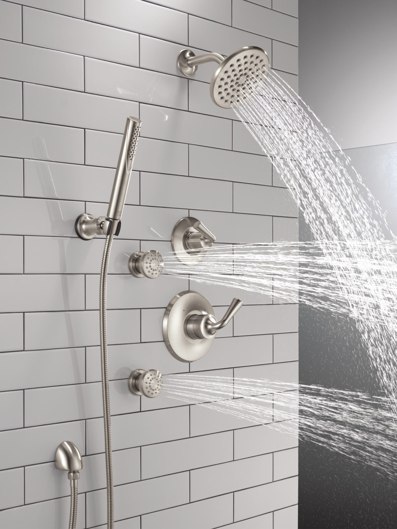 Ducha manual premium para montaje en pared ajustable de una sola función, imagen 15