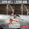 Llave monomando deslizable para cocina con tecnología ShieldSpray