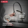 Llave monomando para cocina con manguera expuesta y tecnología Touch<sub>2</sub>O