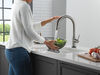 Touch2O with Touchless and VoiceIQ® Technology Single Handle Pull-Down Kitchen Faucet with Soap Dispenser