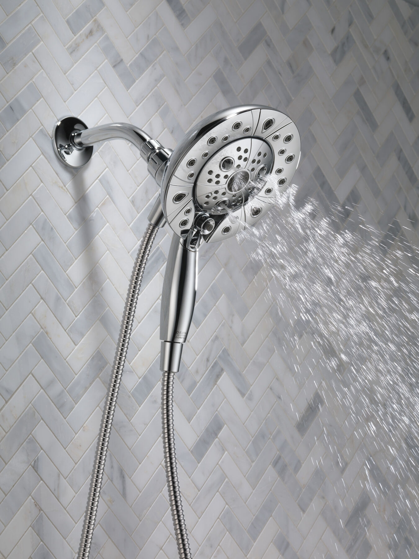Ducha dos en uno H2Okinetic® In2ition® de 5 funciones con MagnaTite, imagen 4