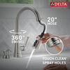 Llave para cocina monomando extensible con dispensador de jabón y tecnología ShieldSpray®