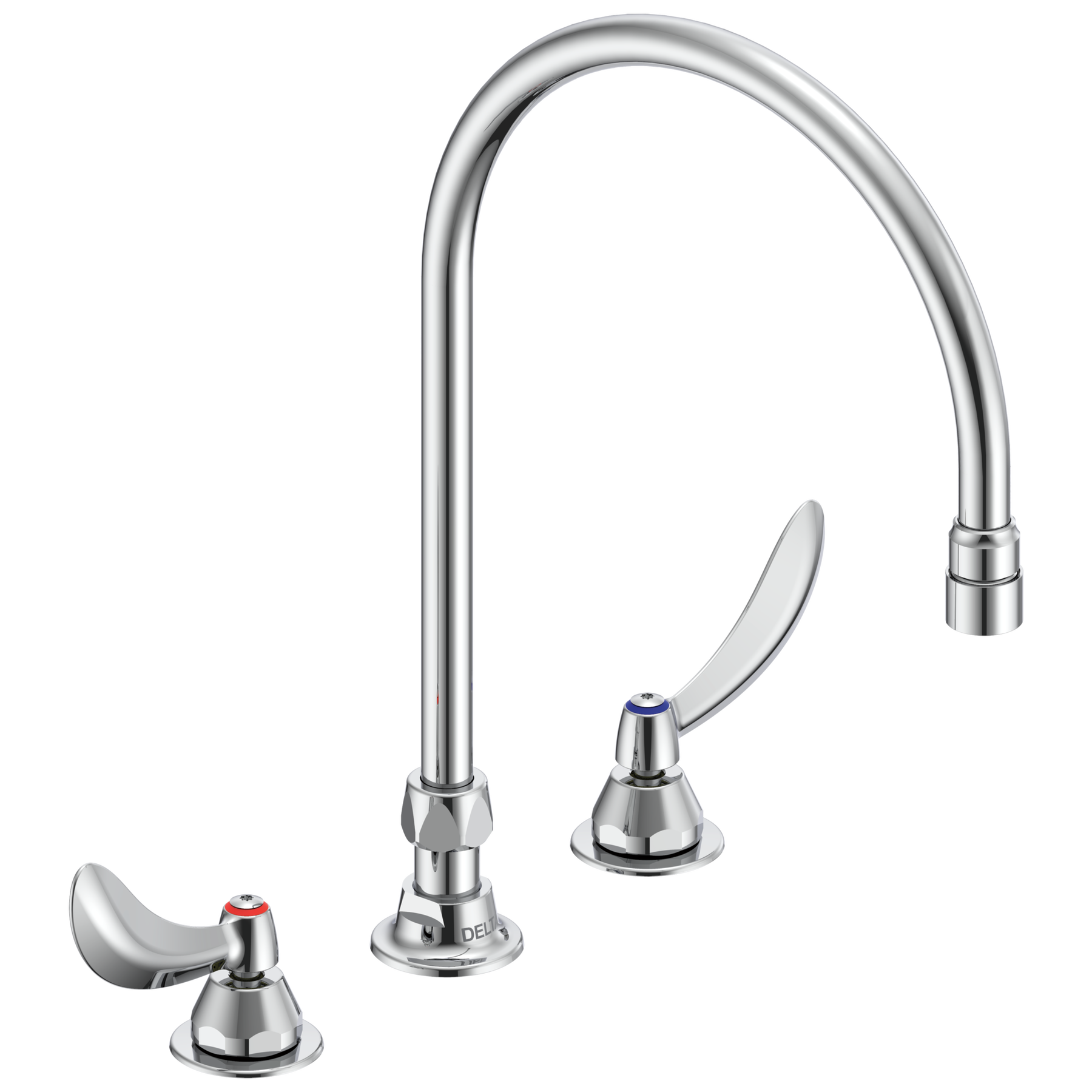 Llave para lavabo de dos manijas