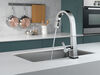 Llave para cocina monomando extensible con tecnología Touch<sub>2</sub>O®