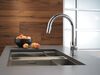 Llave para cocina monomando extensible con giro limitado