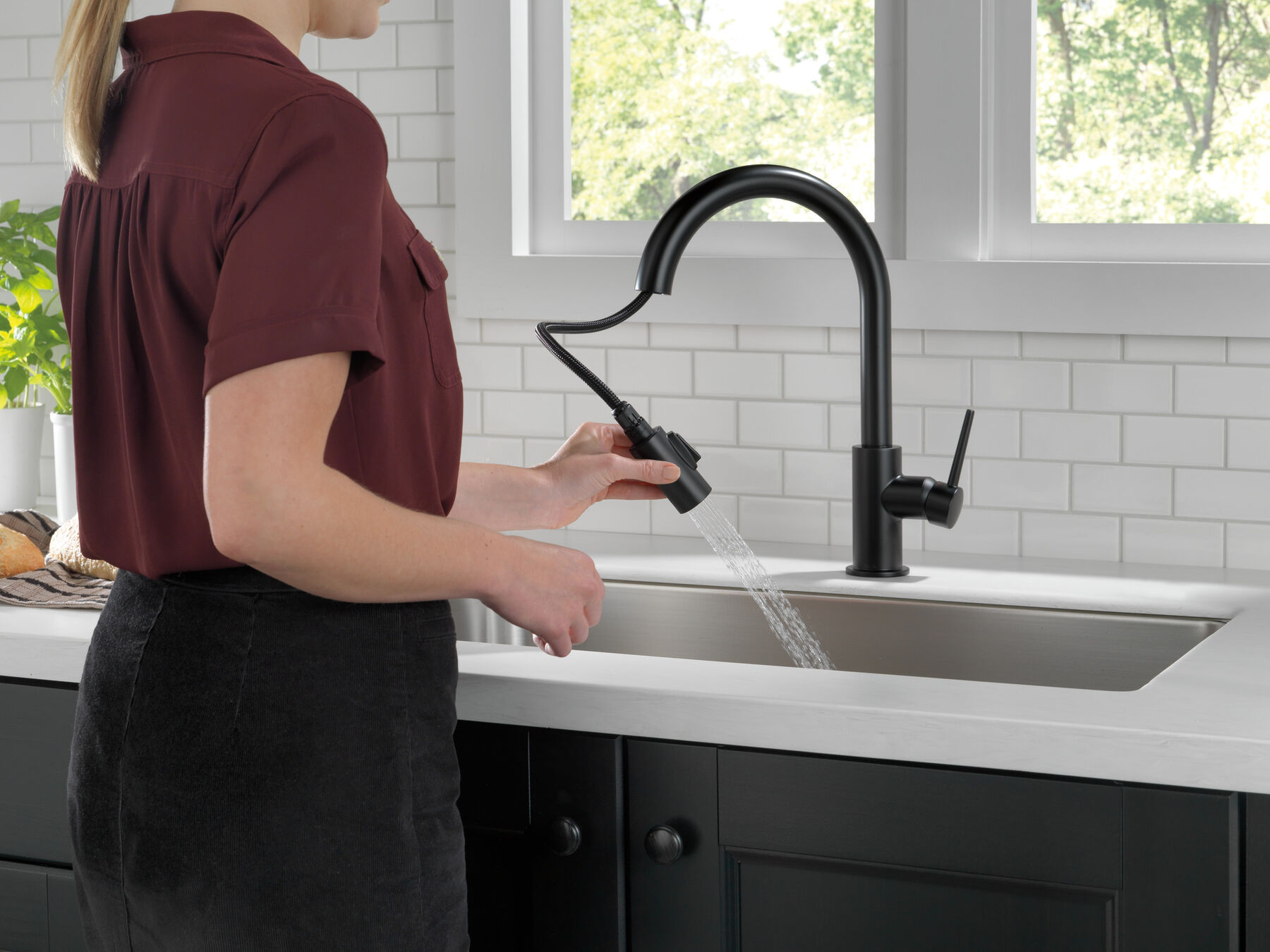 Llave para cocina monomando extensible, imagen 5
