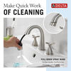Llave para baño extensible independiente de dos manijas