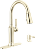 Pull-Down Kitchen Single Handle with Soap Dispenser Bundle