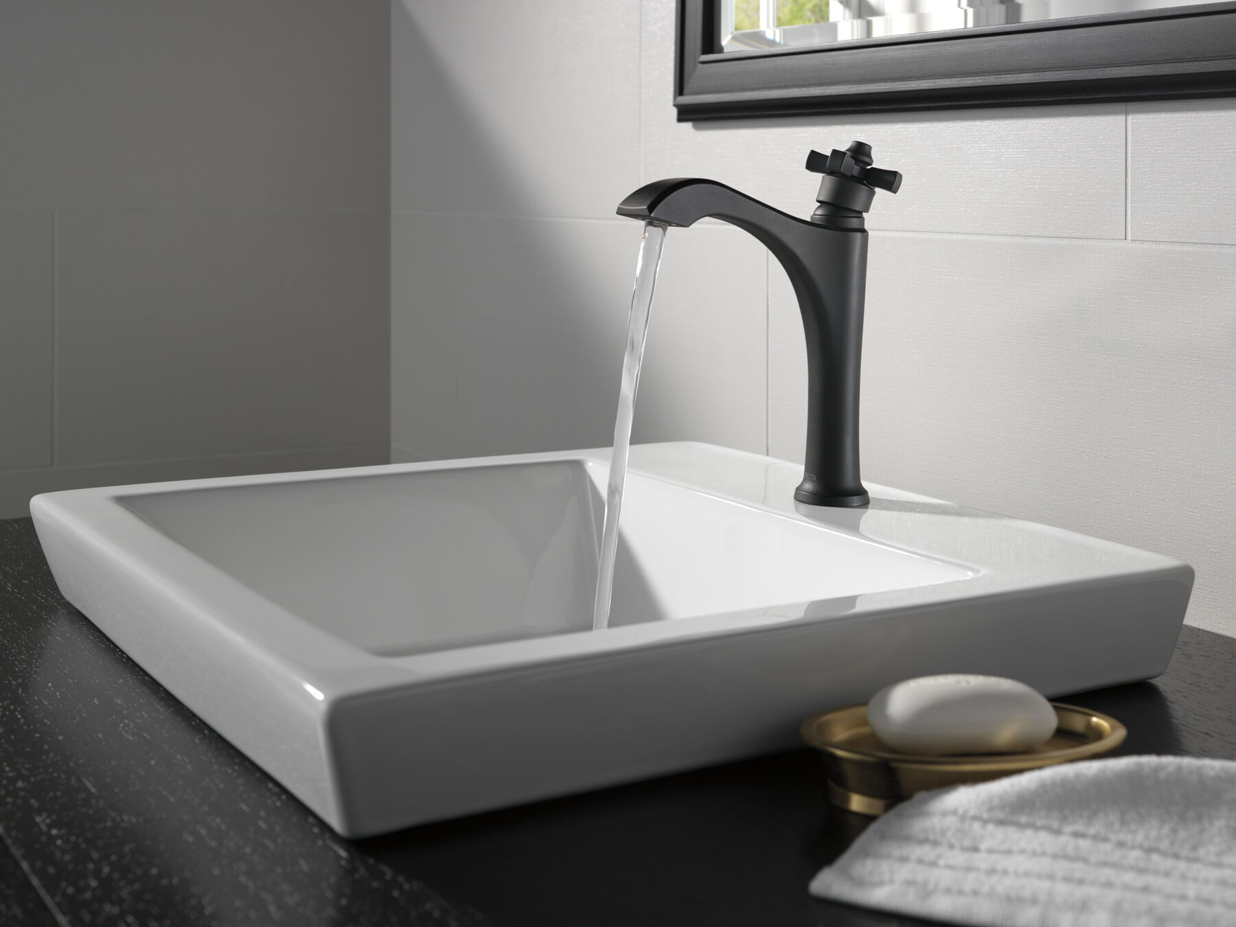 Llave para baño monomando tipo vasija de altura media, imagen 2