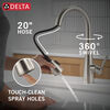 Llave de una manija con tubo de salida deslizable para cocina