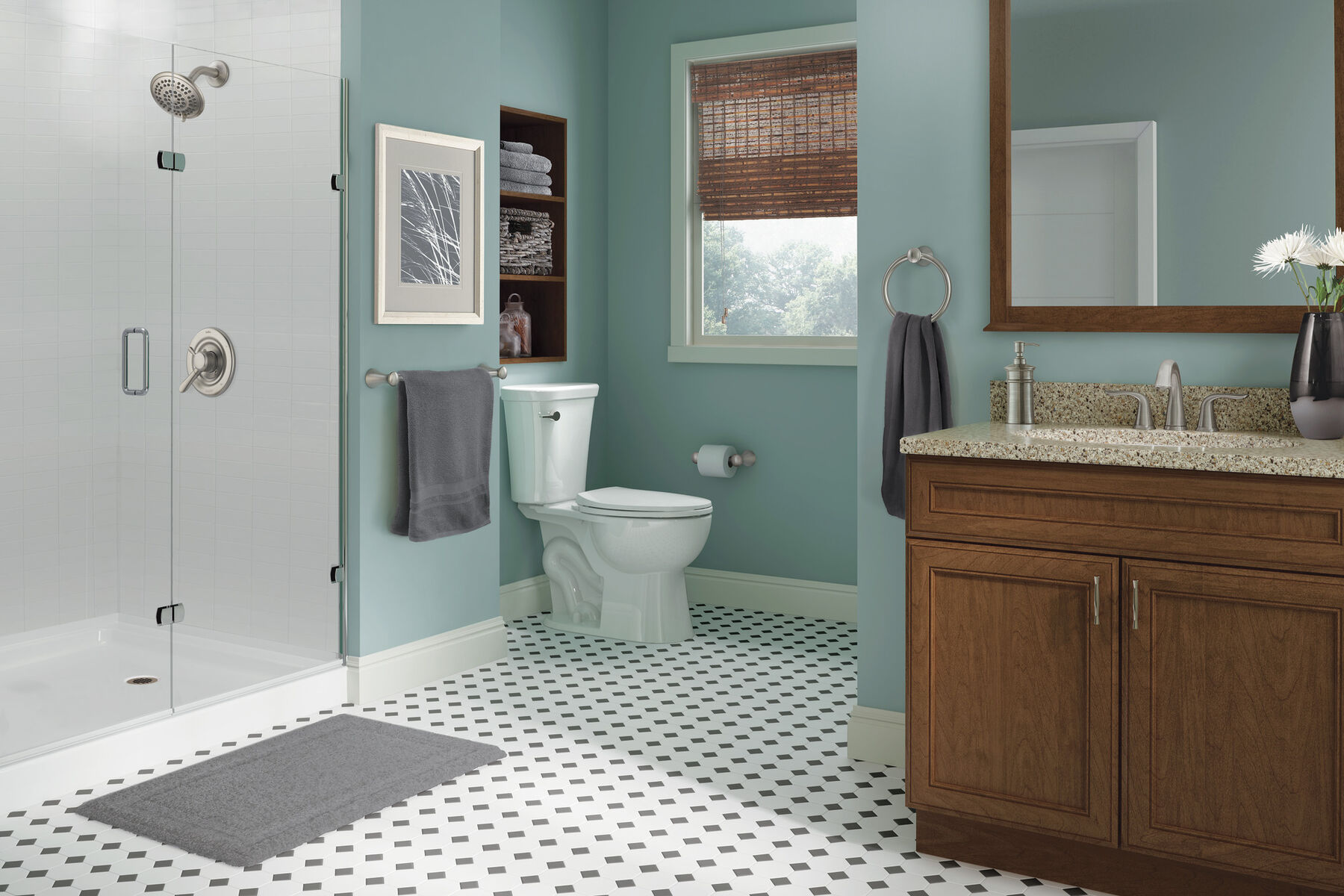 Llave para baño de extensión con dos manijas, imagen 6