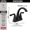Llave para baño de combinación de dos manijas