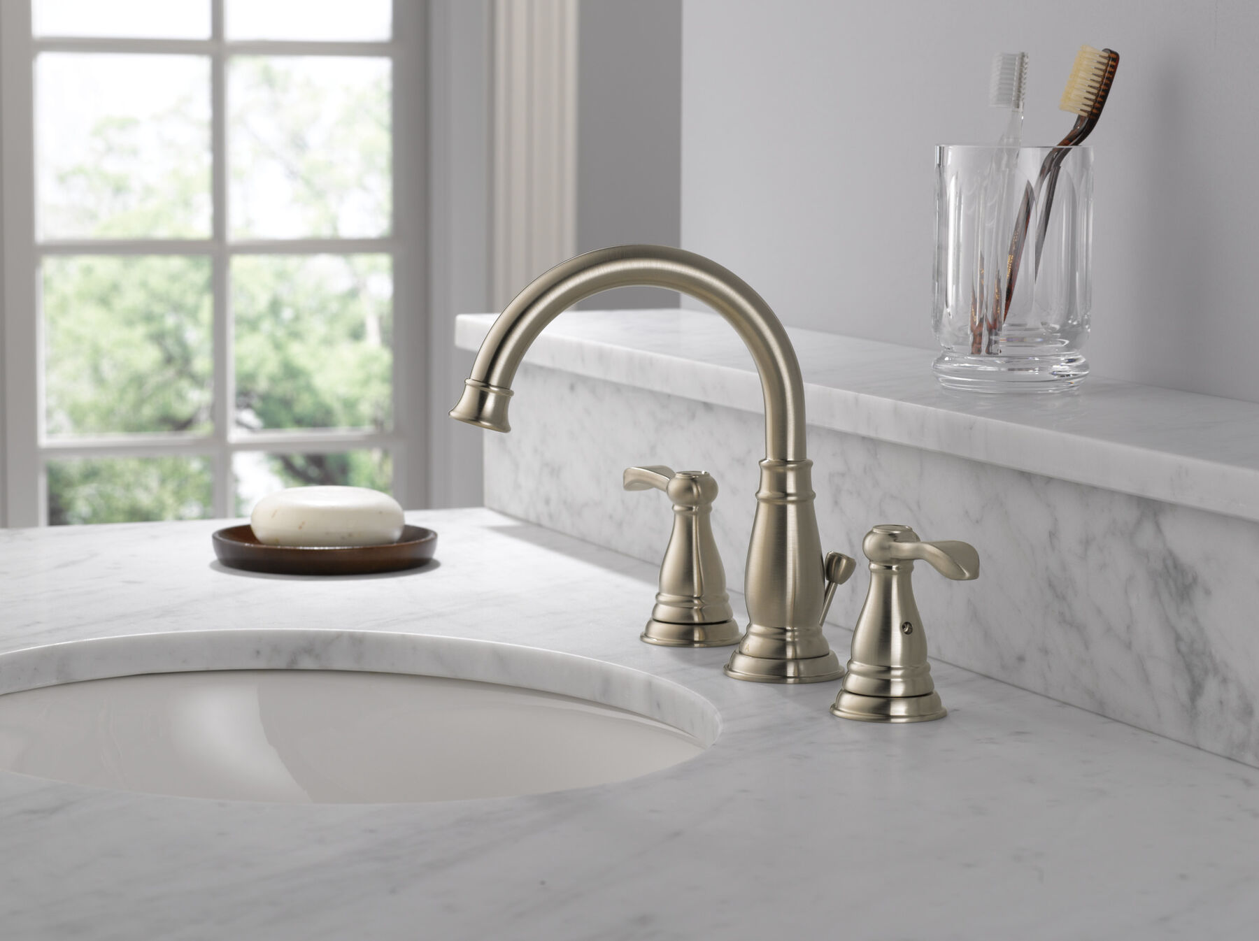Llave para baño de extensión con dos manijas (producto recertificado), imagen 2