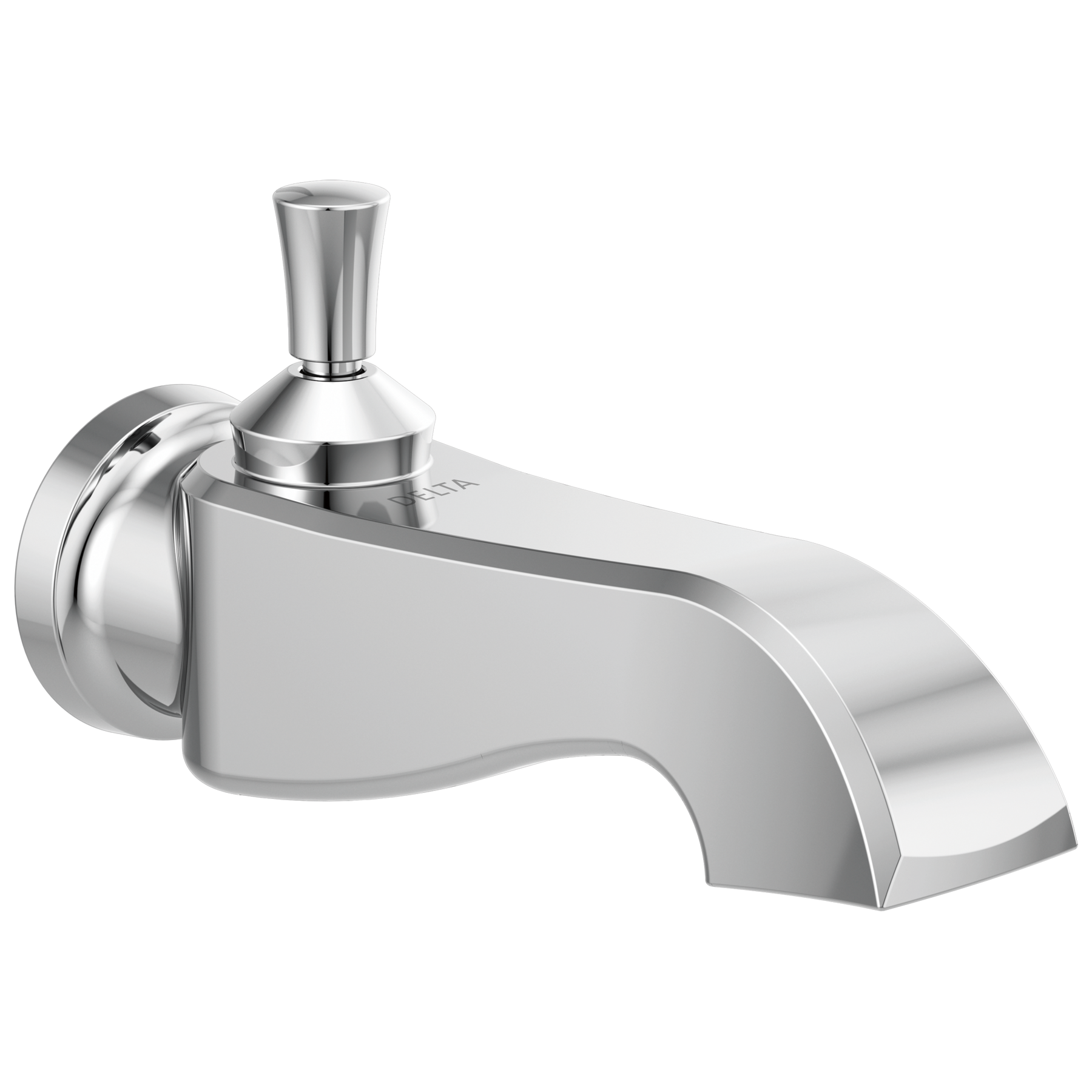 Tubo de salida para bañera con desviador deslizable hacia arriba