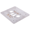 Placa de montaje, llave de llenado para bañera para montaje en piso