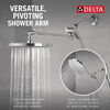 Adjustable Raincan Shower Head with Hand Shower