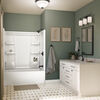 ProCrylic Bathtub 60 in. x 30 in. Right Drain