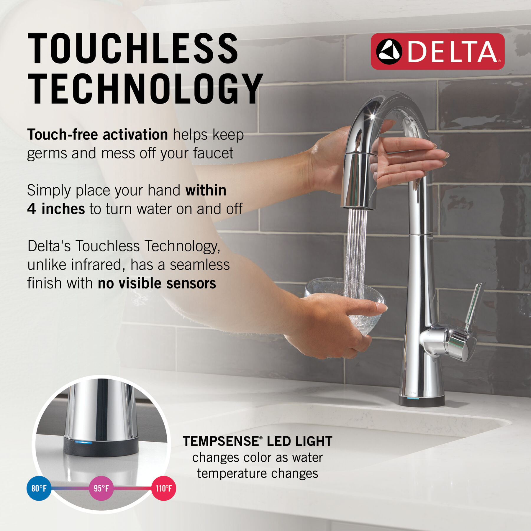 Touch2O® Bar / Prep Faucet with Touchless Technology, image 9