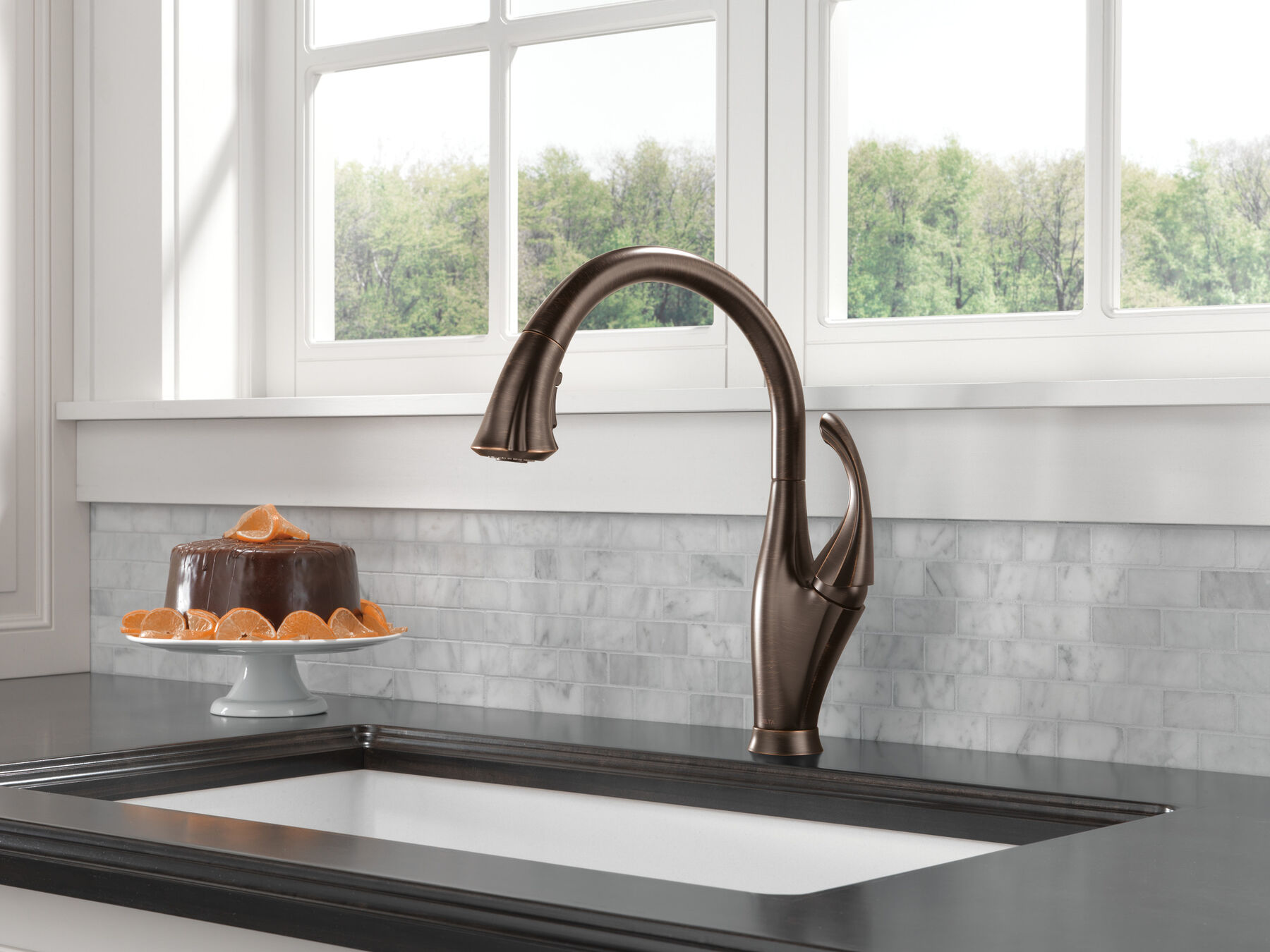 Llave para cocina monomando extensible con tecnología ShieldSpray®, imagen 1
