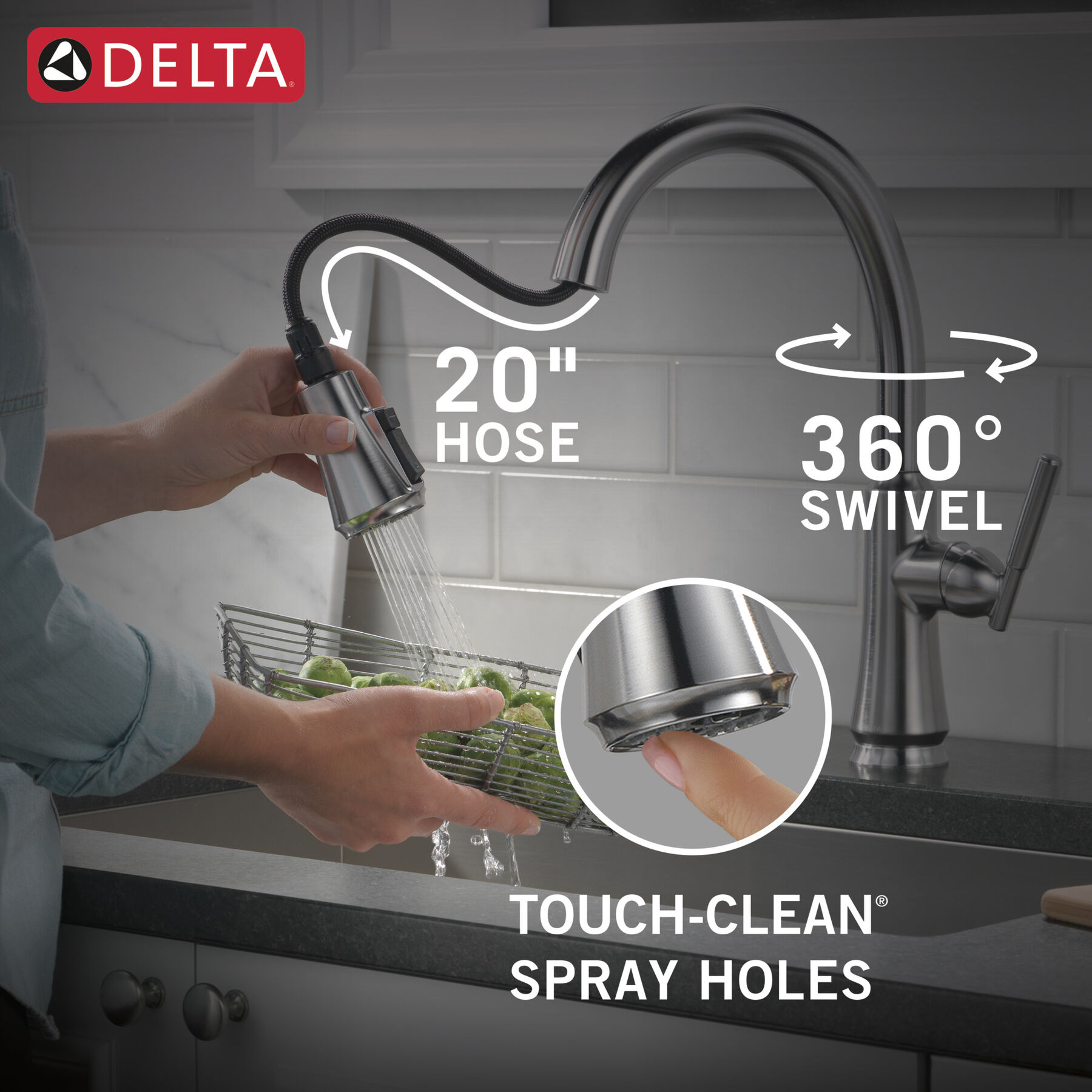Llave para cocina monomando extensible, imagen 10
