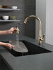 Paquete de llave para cocina extensible 1L Touch2O con activación por voz y dispensador de jabón