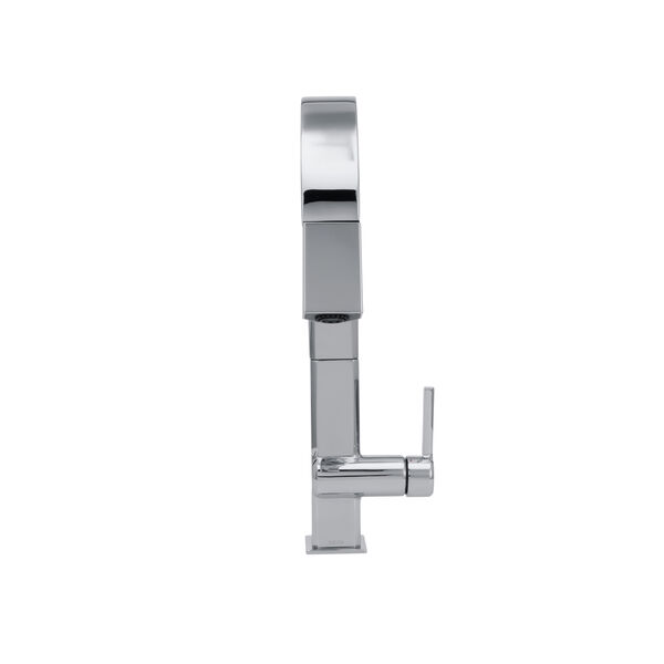 Llave de una manija con tubo de salida deslizable para cocina