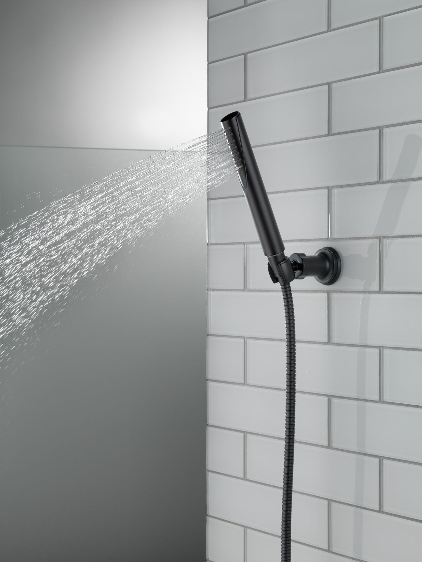 Ducha manual premium para montaje en pared ajustable de una sola función, imagen 3
