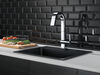 Single Handle Pull-Down Bar/Prep Faucet With Touch<sub>2</sub>O® Technology