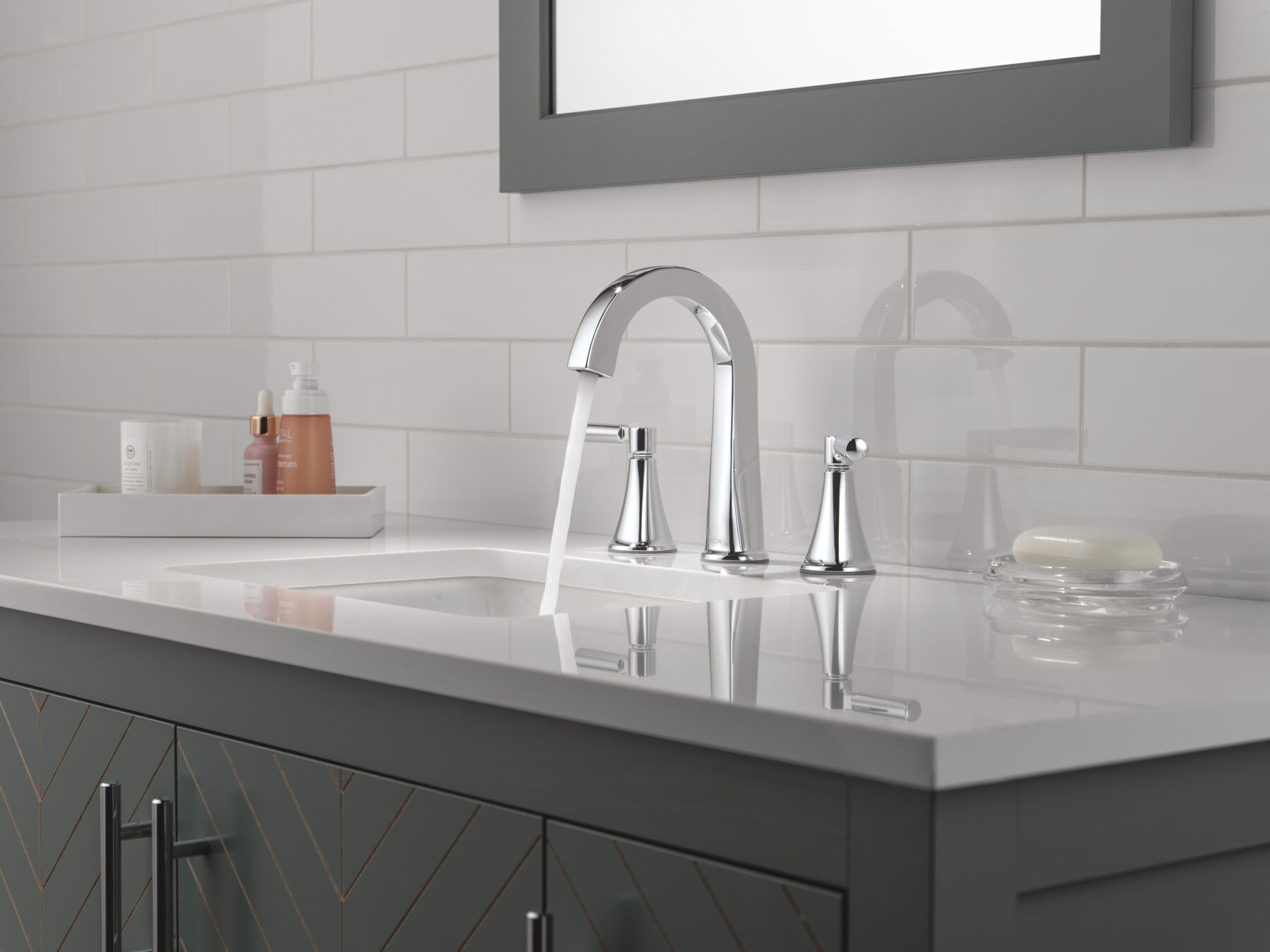 Llave para baño de extensión con dos manijas, imagen 3