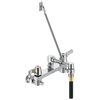 Two Handle 8 In Wallmount Service Sink Faucet