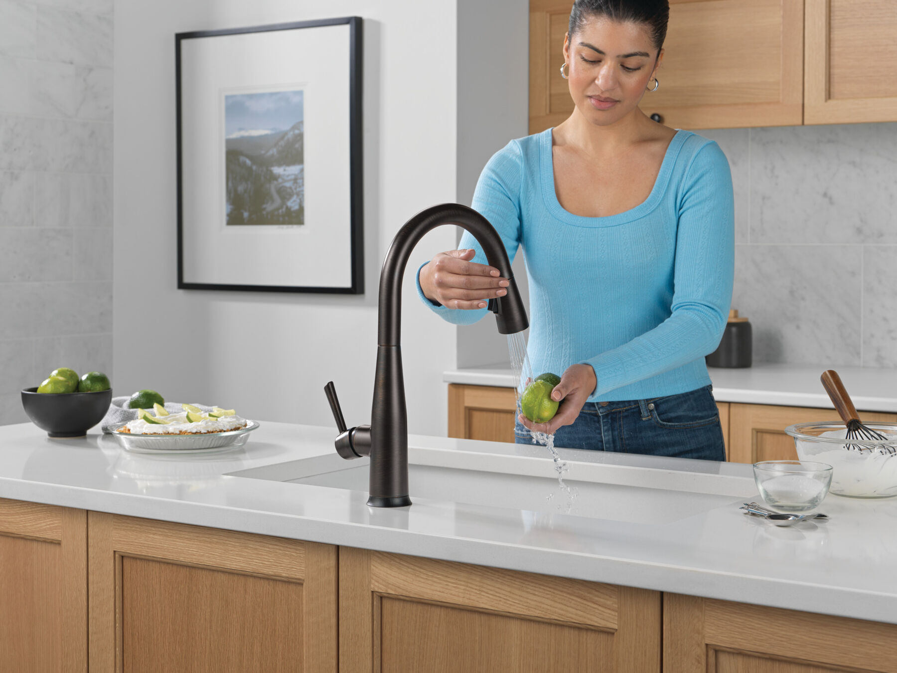 VoiceIQ® Single Handle Pull-Down Faucet with Touch<sub>2</sub>O® Technology, image 7