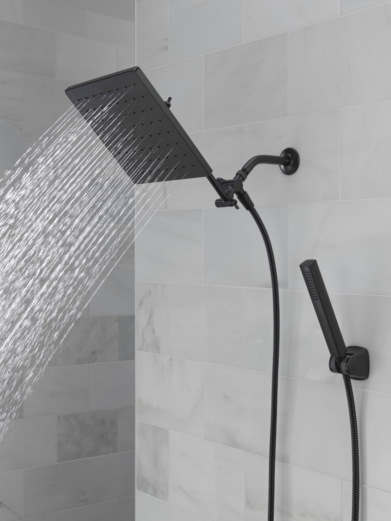 10 inch Raincan Shower Head & Hand Held Combo with Adjustable Extension Arm, image 12