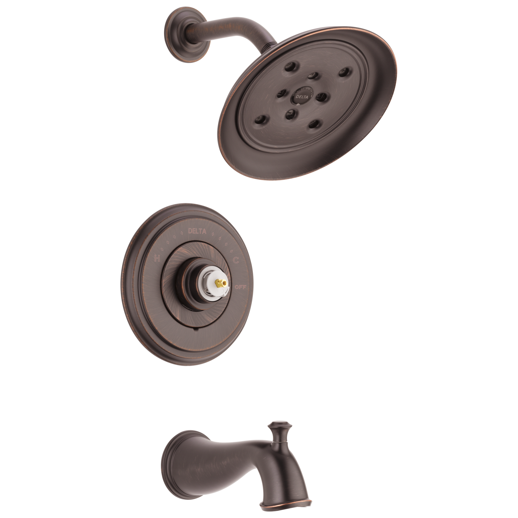 Terminaciones de ducha y bañera Monitor® serie 14 con H<sub>2</sub>Okinetic®, sin manija