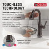 Llave para barra/preparación de alimentos Touch2O® con tecnología Touchless