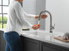 Touch2O with Touchless and VoiceIQ® Technology Single Handle Pull-Down Kitchen Faucet with Soap Dispenser