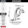 Llave para baño monomando extensible