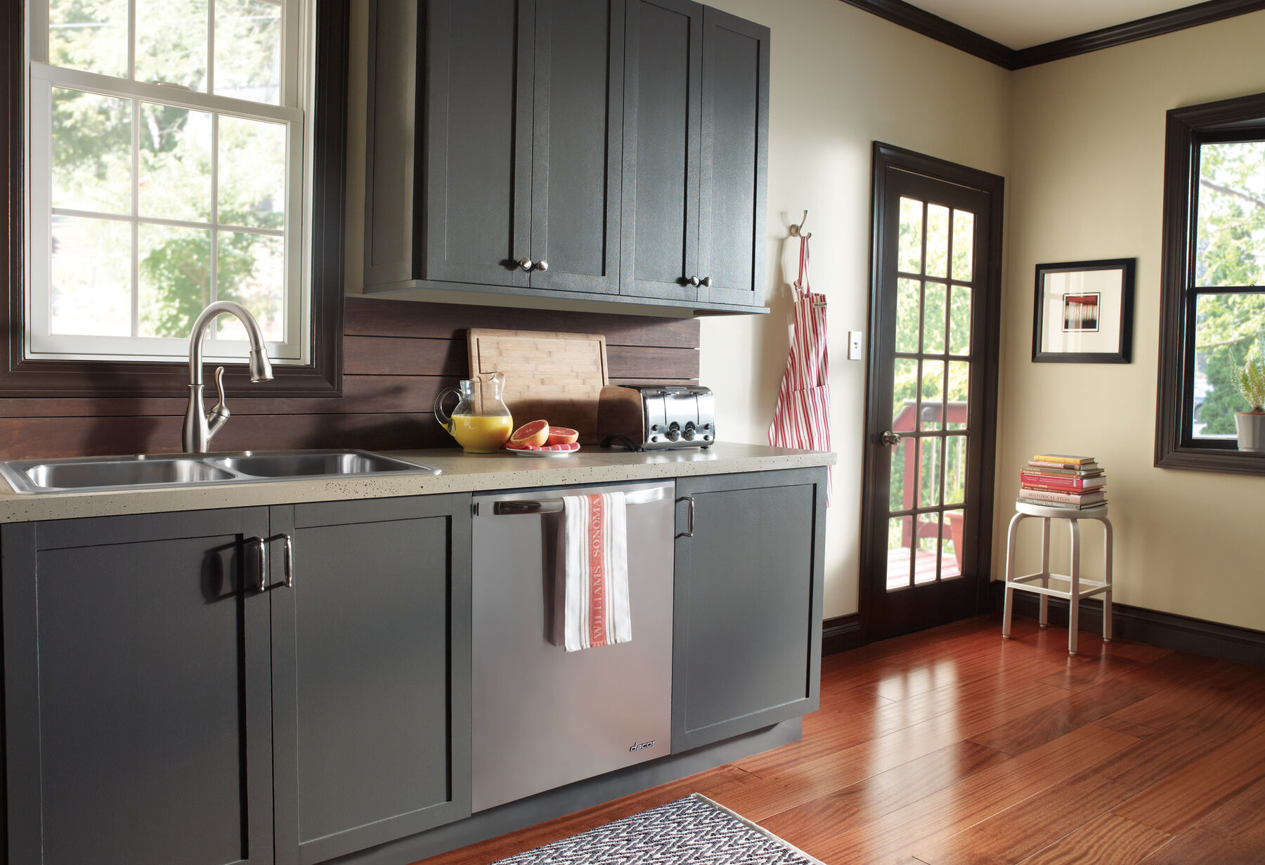 Kitchen Single Handle Pull Down Faucet, image 10