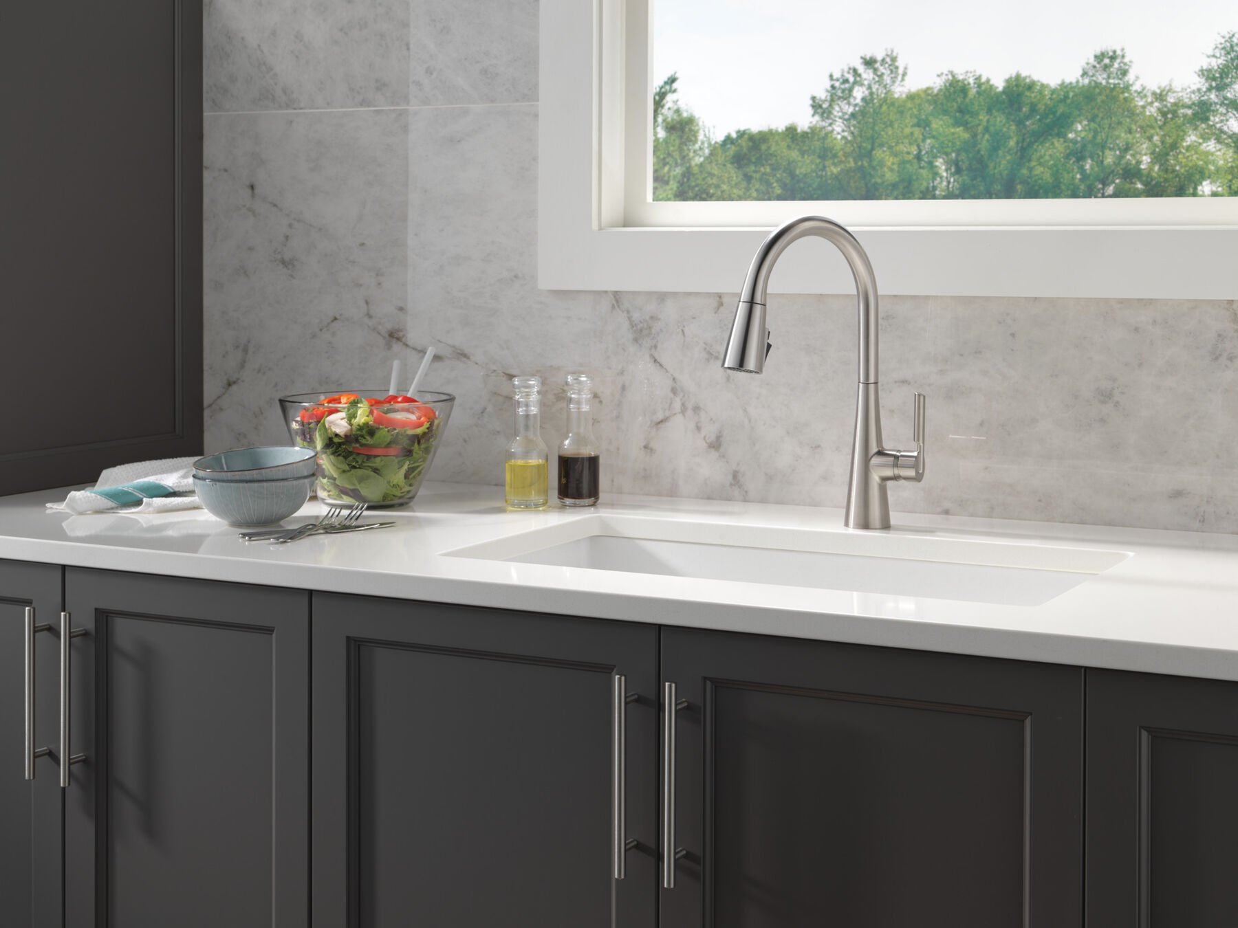 Llave para cocina monomando extensible con tecnología ShieldSpray, imagen 10