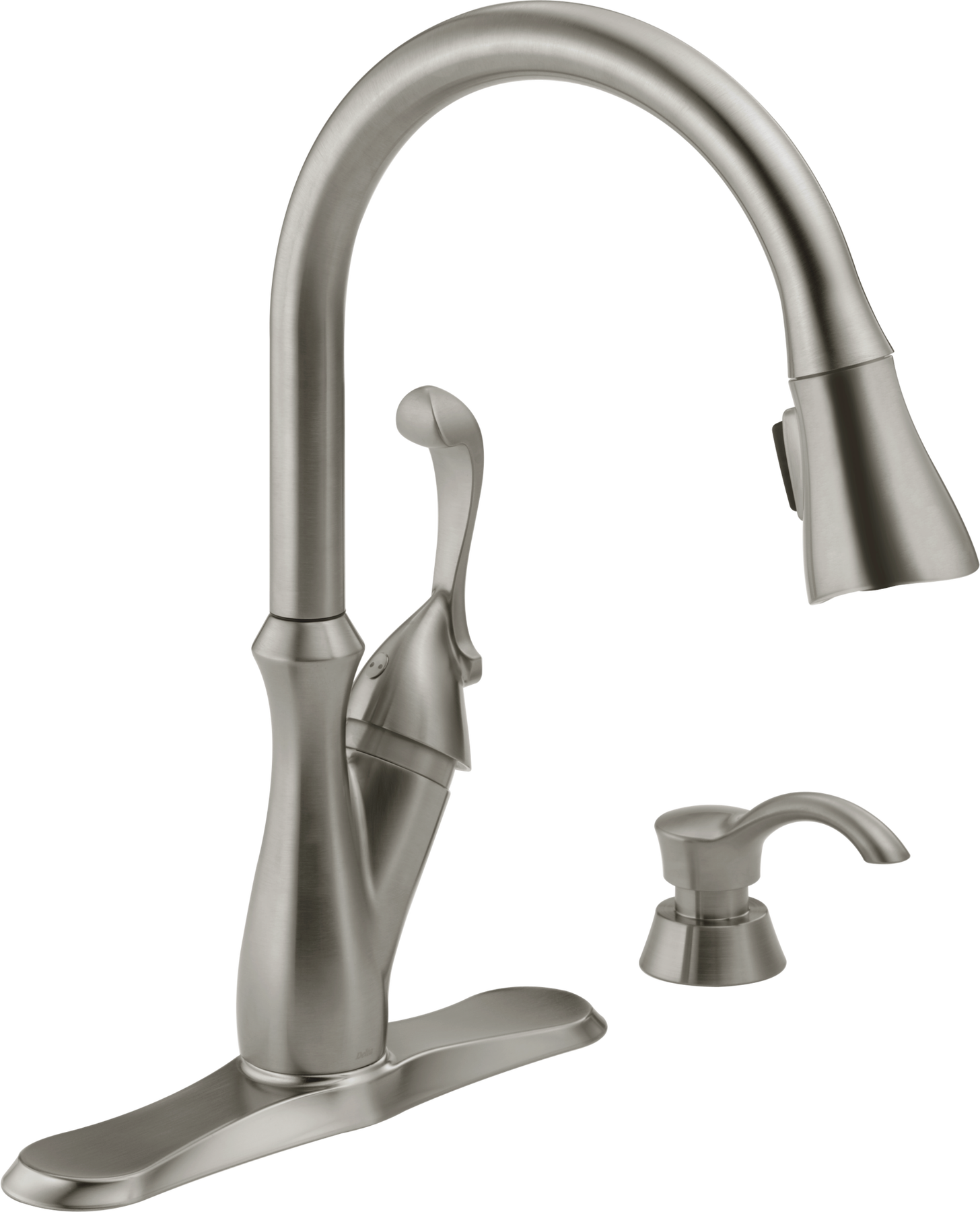 Llave para cocina monomando extensible con dispensador de jabón, imagen 2