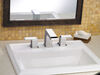 Llave de dos manijas para baño para lavabo de 8"