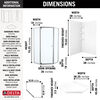 38x38 Corner Shower Bundle - Neo