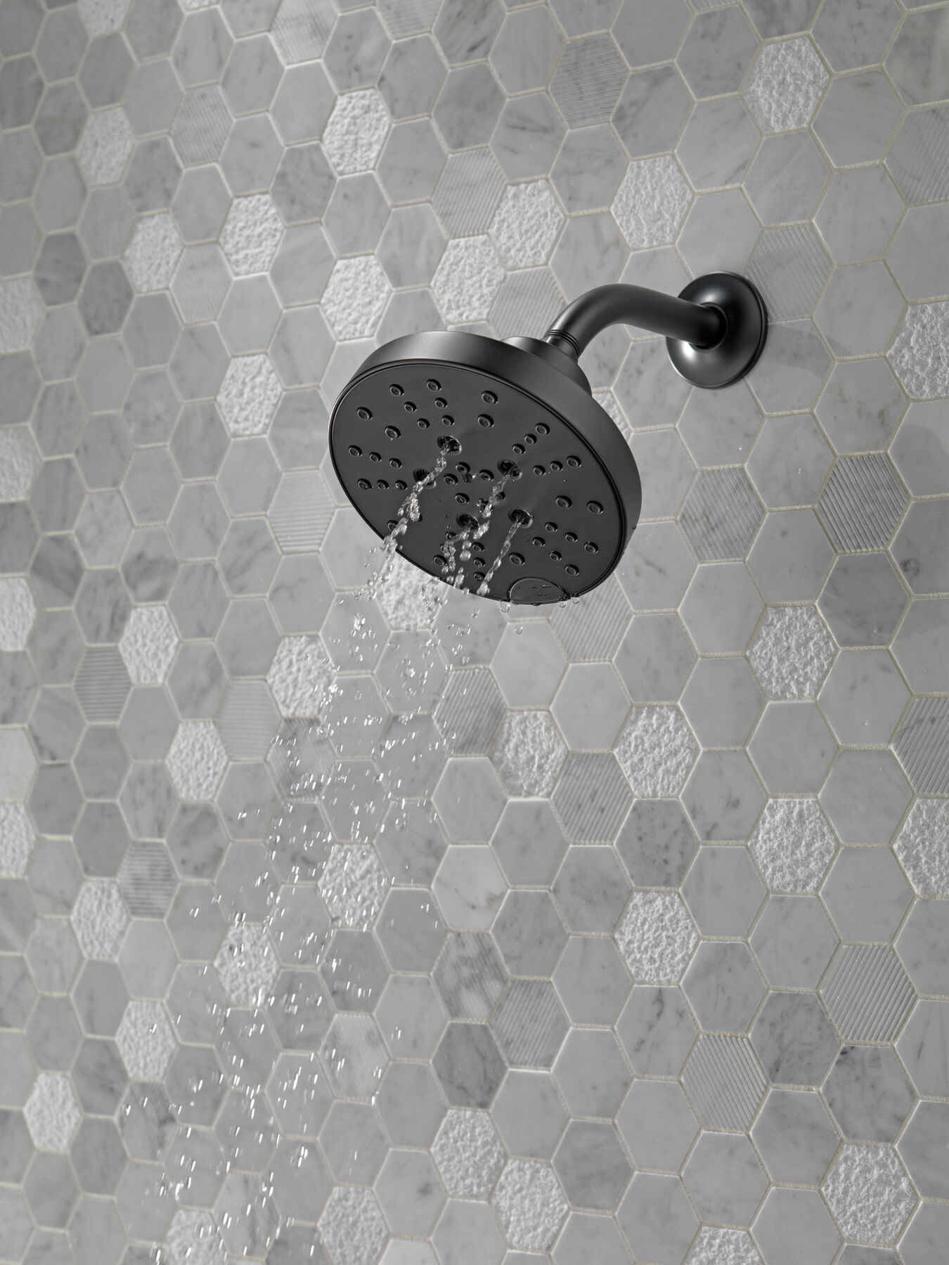 Regadera tipo lluvia H<sub>2</sub>Okinetic® contemporánea de 5 funciones, imagen 11