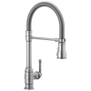 Llave monomando deslizable para cocina con salida con resorte