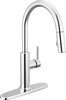 Llave de una manija con tubo de salida deslizable para cocina
