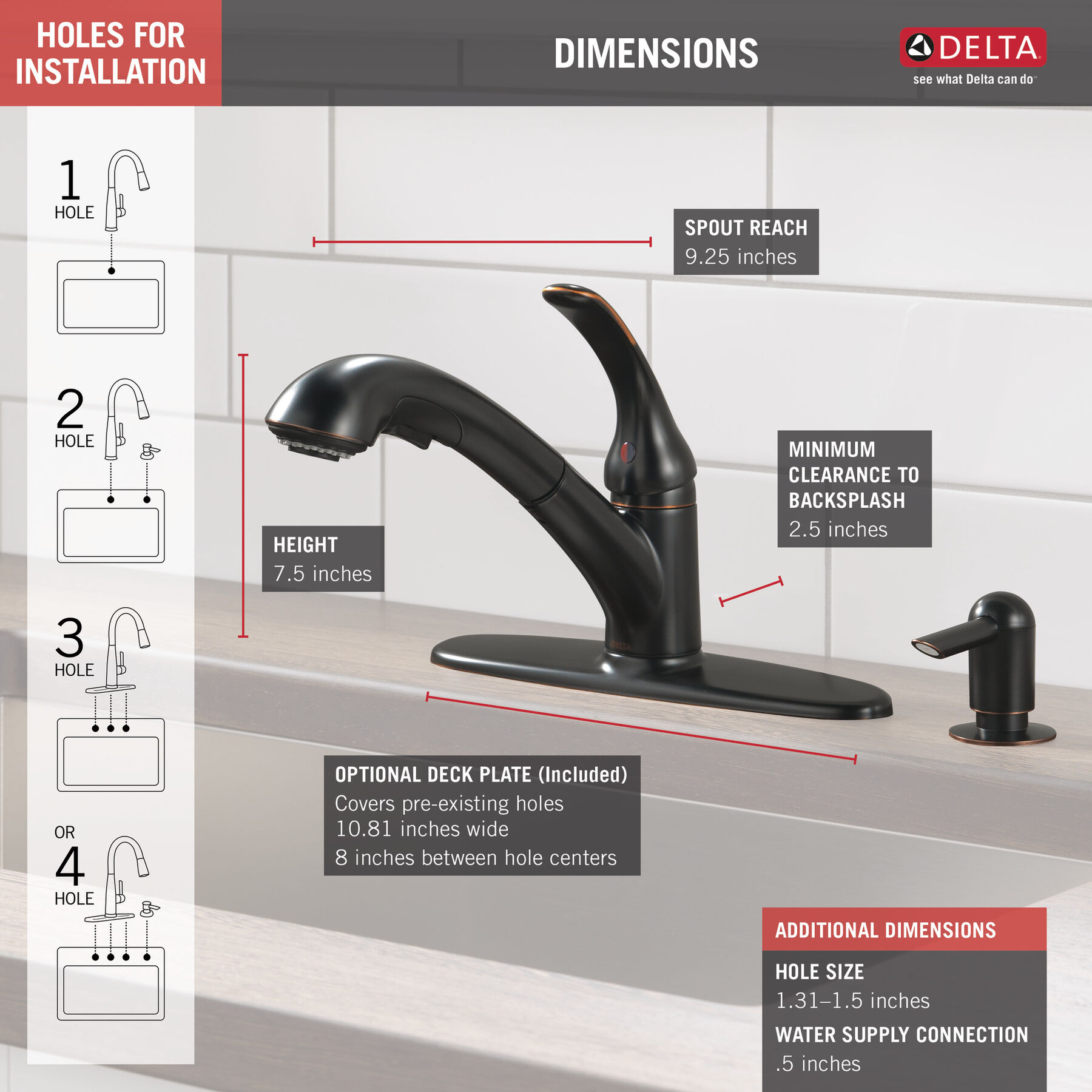 Llave para cocina monomando desplegable con dispensador de jabón, imagen 3