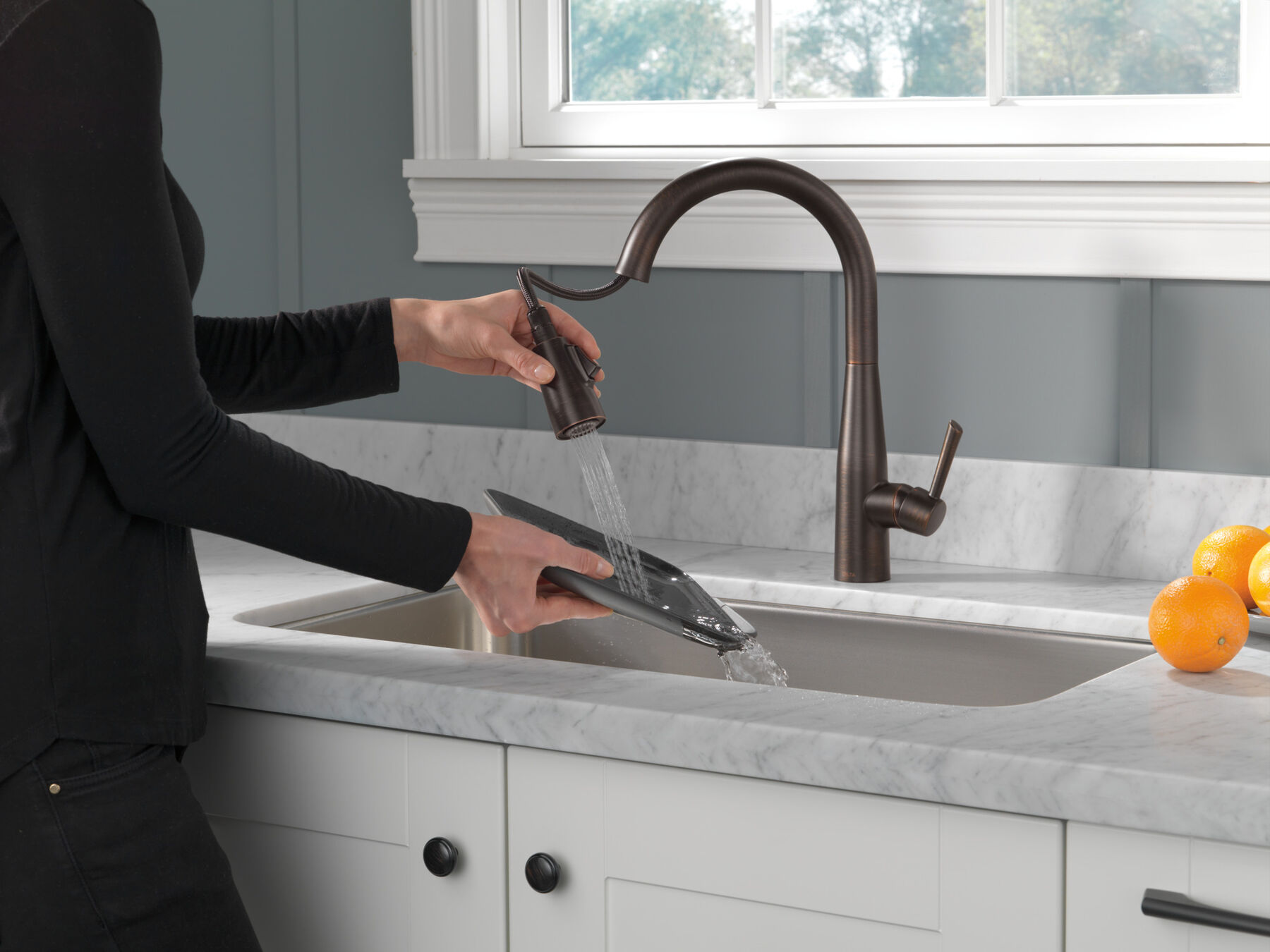 Llave para cocina monomando extensible (producto recertificado), imagen 3