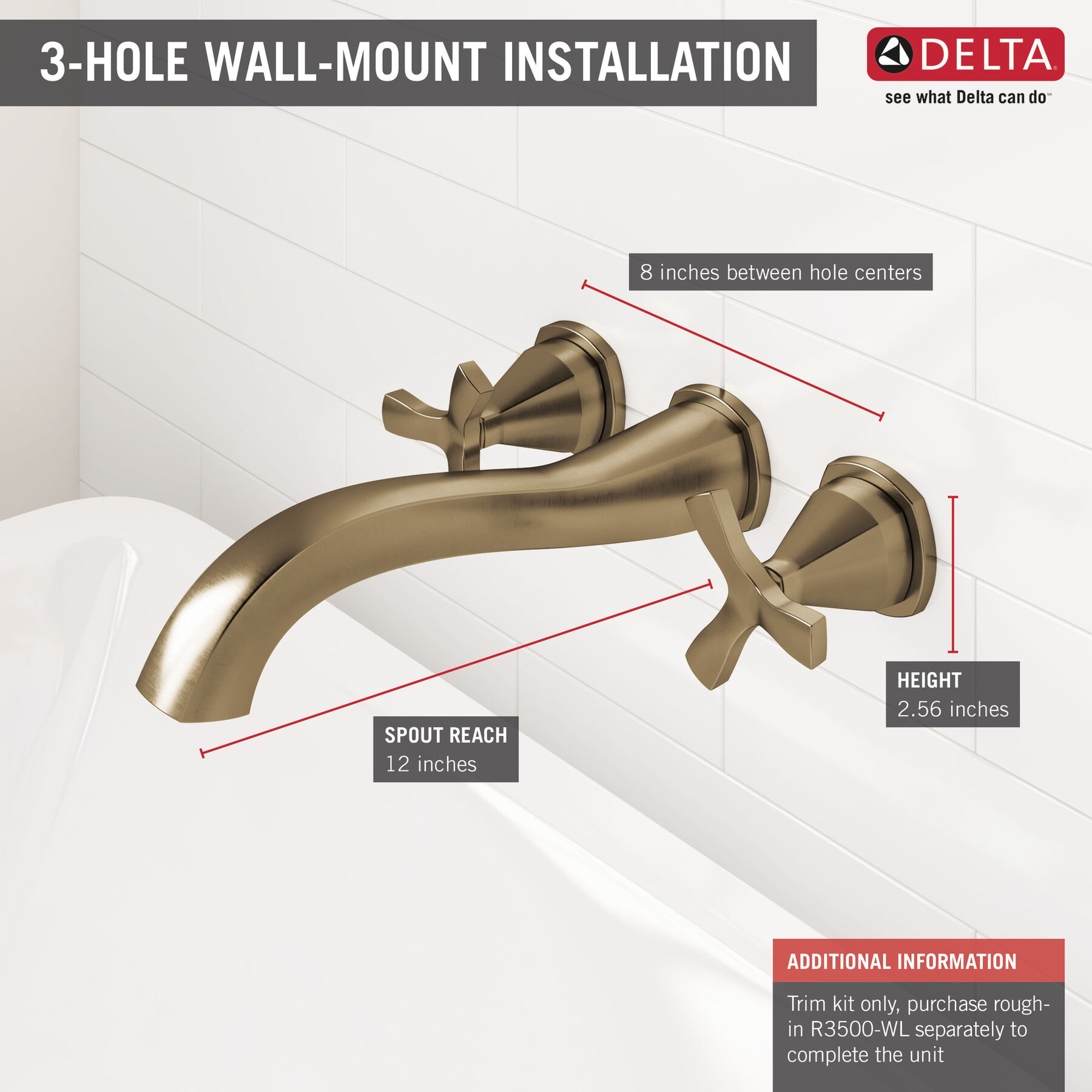 Llave de llenado para bañera para montaje en pared, imagen 4