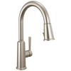 Llave de una manija con tubo de salida deslizable para cocina