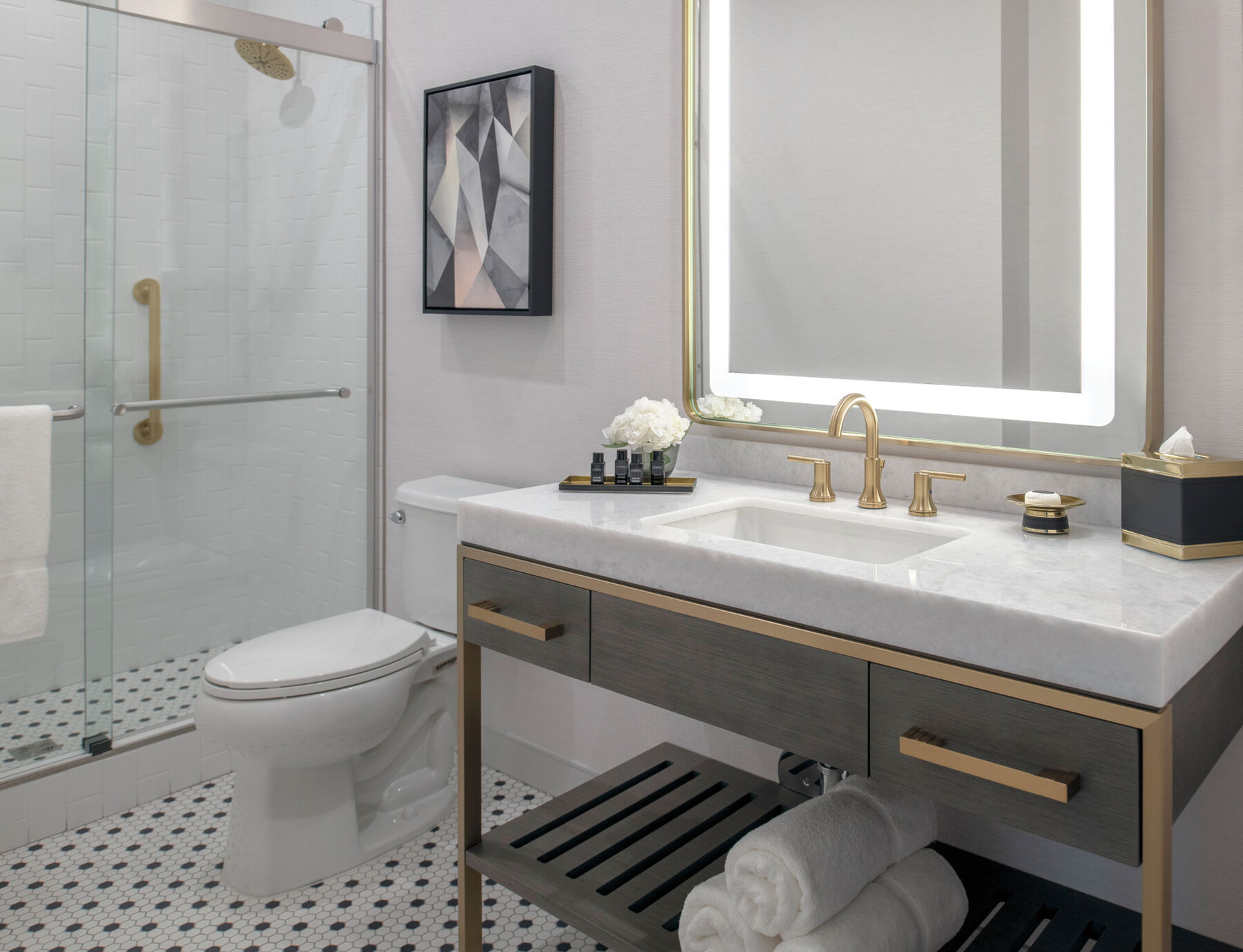 Llave para baño de extensión con dos manijas (producto recertificado), imagen 1