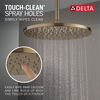 Cabezal de ducha tipo lluvia de metal de un ajuste (producto recertificado)